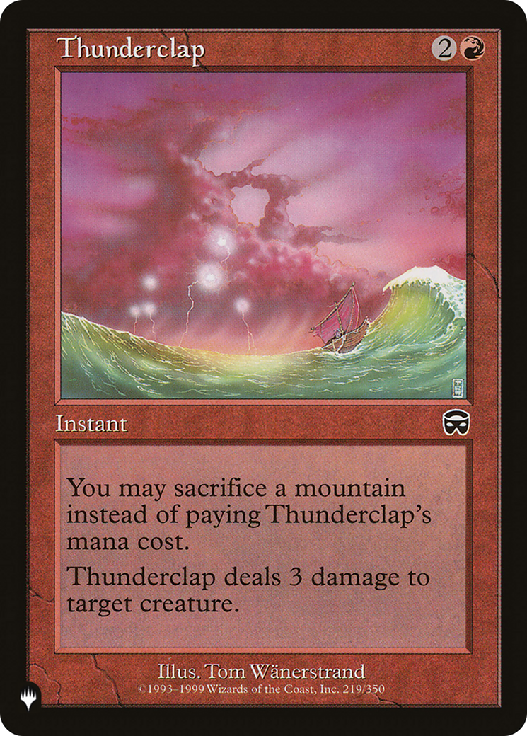 Thunderclap [The List Reprints] | Tacoma Games