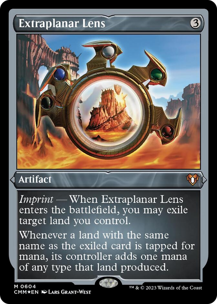 Extraplanar Lens (Foil Etched) [Commander Masters] | Tacoma Games