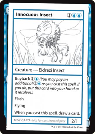 Innocuous Insect (2021 Edition) [Mystery Booster Playtest Cards] | Tacoma Games