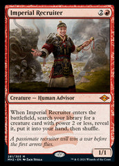 Imperial Recruiter (Foil Etched) [Modern Horizons 2] | Tacoma Games