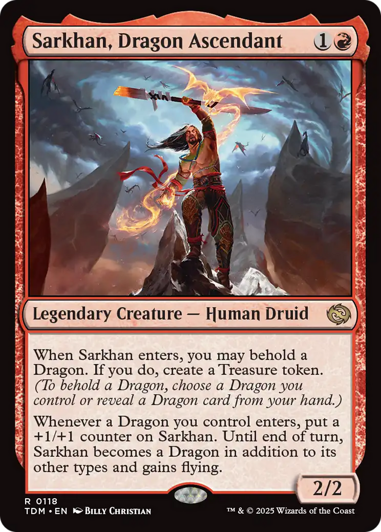 Sarkhan, Dragon Ascendant (118) [Tarkir: Dragonstorm] | Tacoma Games