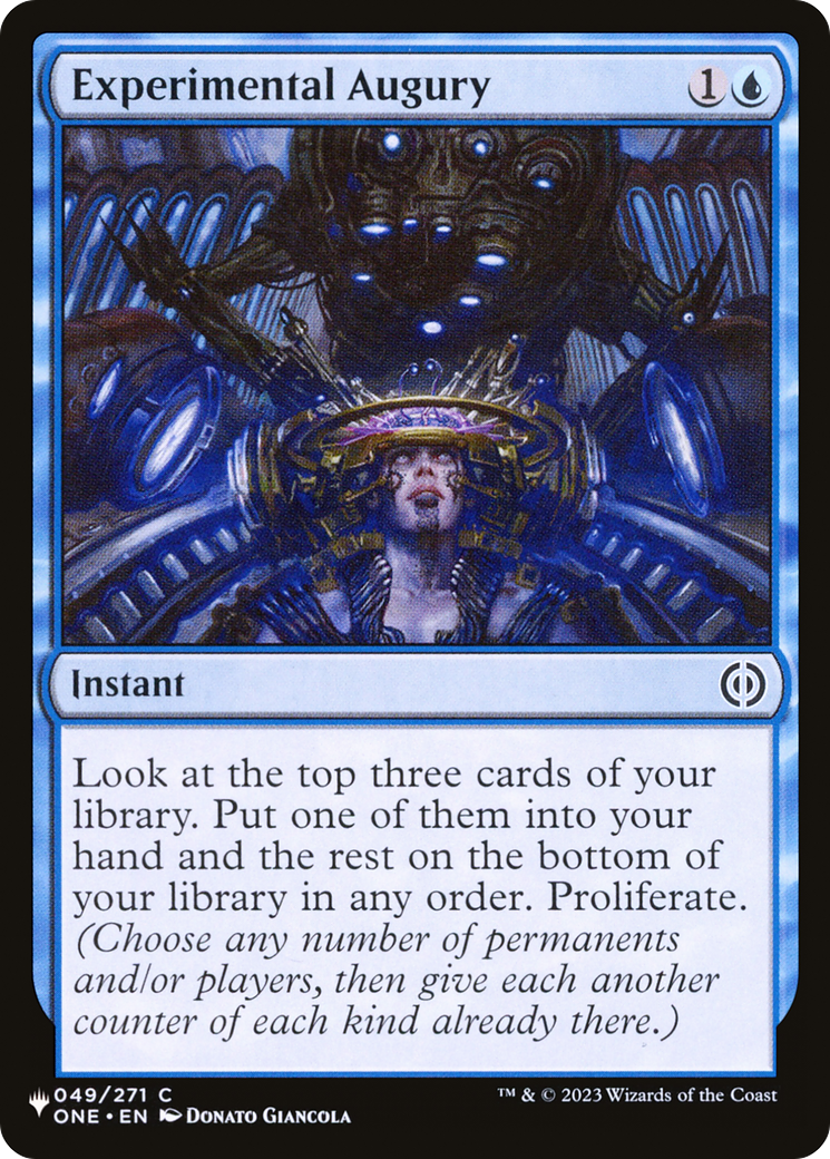 Experimental Augury [The List] | Tacoma Games