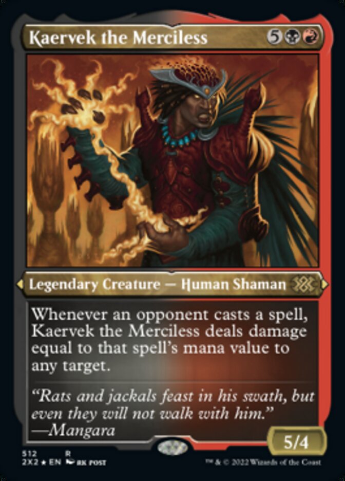 Kaervek the Merciless (Foil Etched) [Double Masters 2022] | Tacoma Games