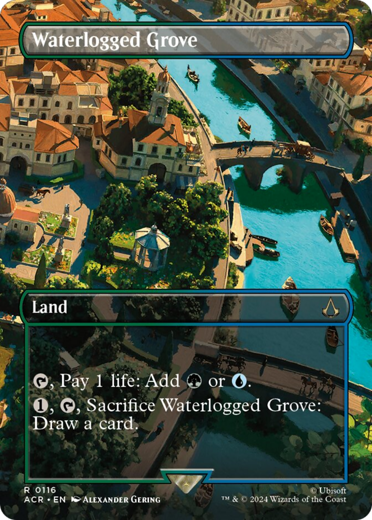 Waterlogged Grove (Borderless) [Assassin's Creed] | Tacoma Games