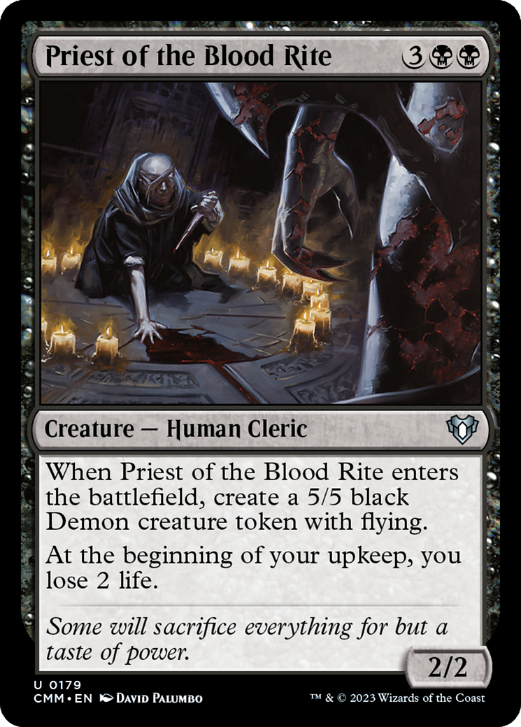 Priest of the Blood Rite [Commander Masters] | Tacoma Games