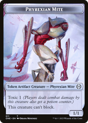 Phyrexian Mite (011) // Phyrexian Goblin Double-Sided Token [Phyrexia: All Will Be One Tokens] | Tacoma Games