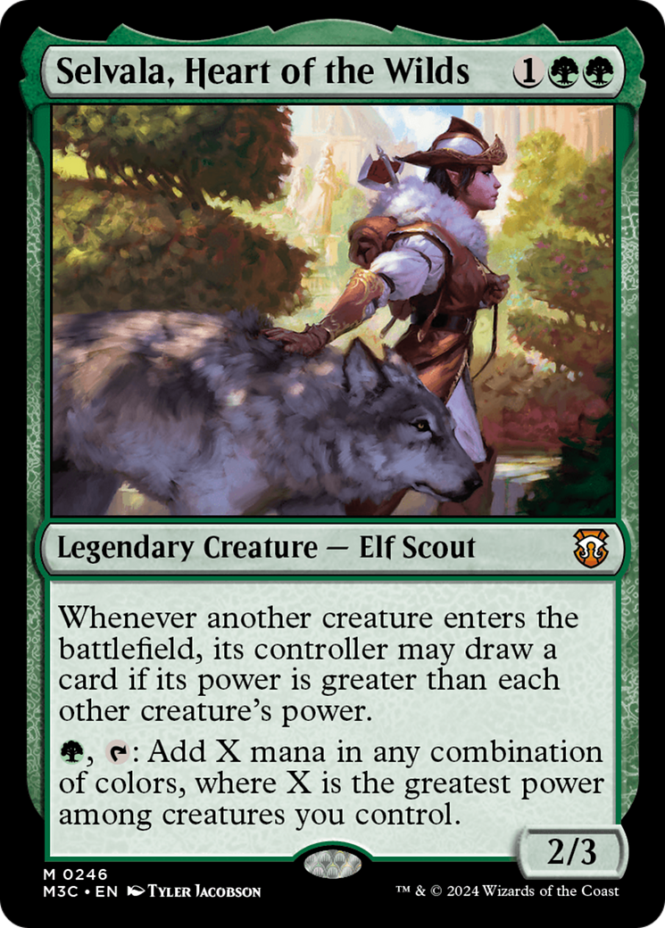 Selvala, Heart of the Wilds (Ripple Foil) [Modern Horizons 3 Commander] | Tacoma Games