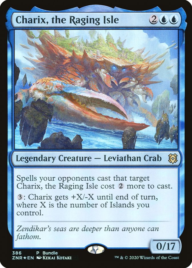 Charix, the Raging Isle (386) [Zendikar Rising Promos] | Tacoma Games