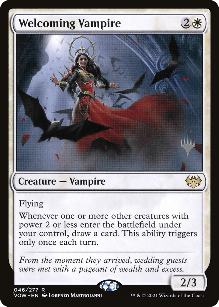 Welcoming Vampire (Promo Pack) [The Brothers' War Promos] | Tacoma Games