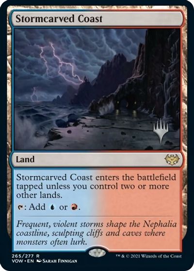 Stormcarved Coast (Promo Pack) [Innistrad: Crimson Vow Promos] | Tacoma Games