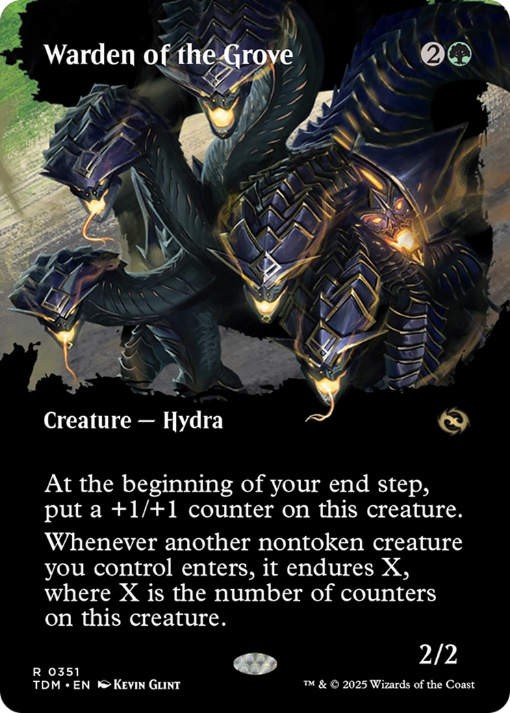 Warden of the Grove (Borderless) [Tarkir: Dragonstorm] | Tacoma Games