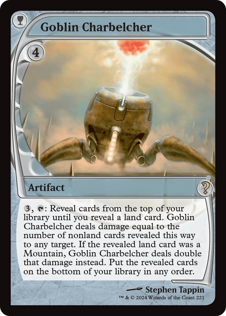 Goblin Charbelcher (Future Sight) [Mystery Booster 2] | Tacoma Games