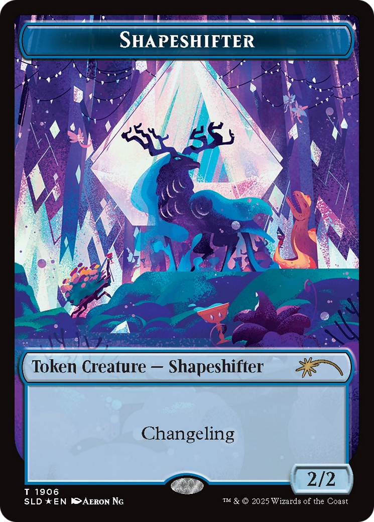 Shapeshifter Token (1906) (Double Rainbow Foil) [Secret Lair Drop Series] | Tacoma Games