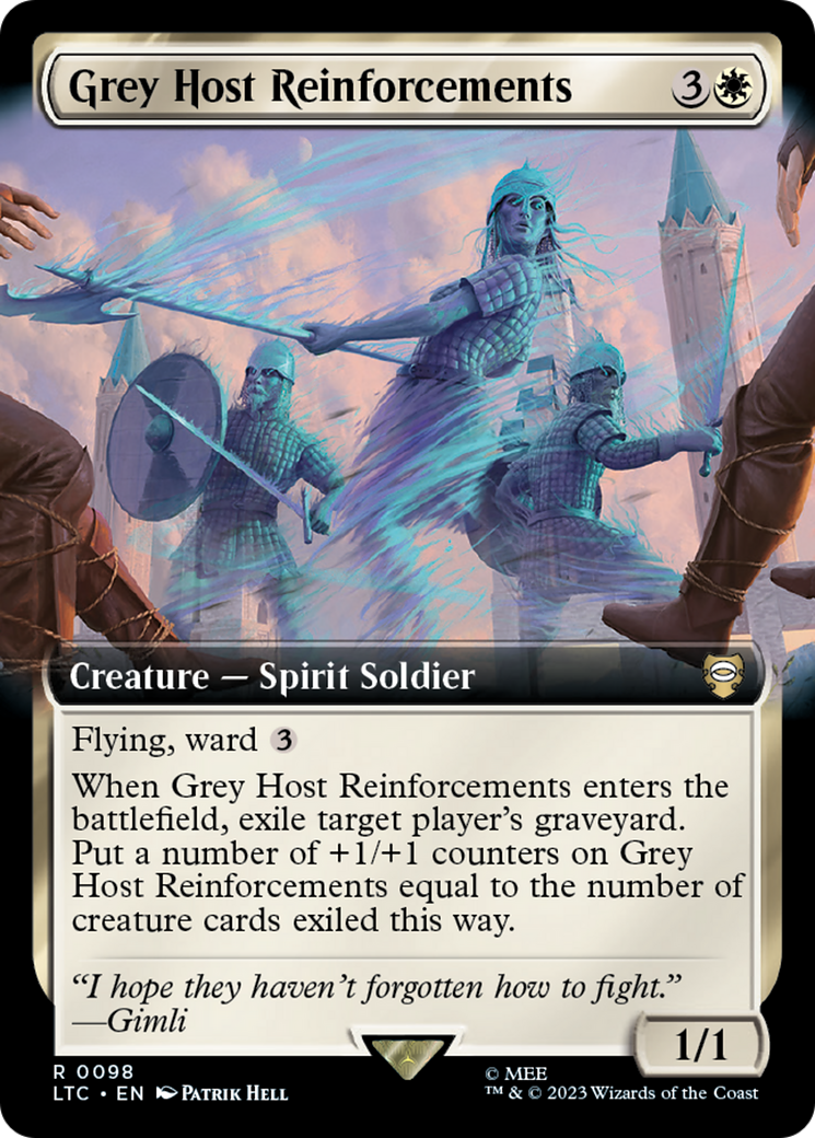 Grey Host Reinforcements (Extended Art) [The Lord of the Rings: Tales of Middle-Earth Commander] | Tacoma Games