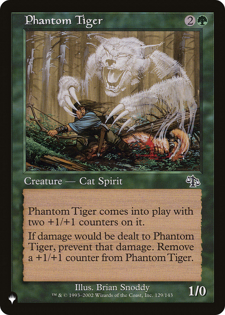 Phantom Tiger [The List Reprints] | Tacoma Games