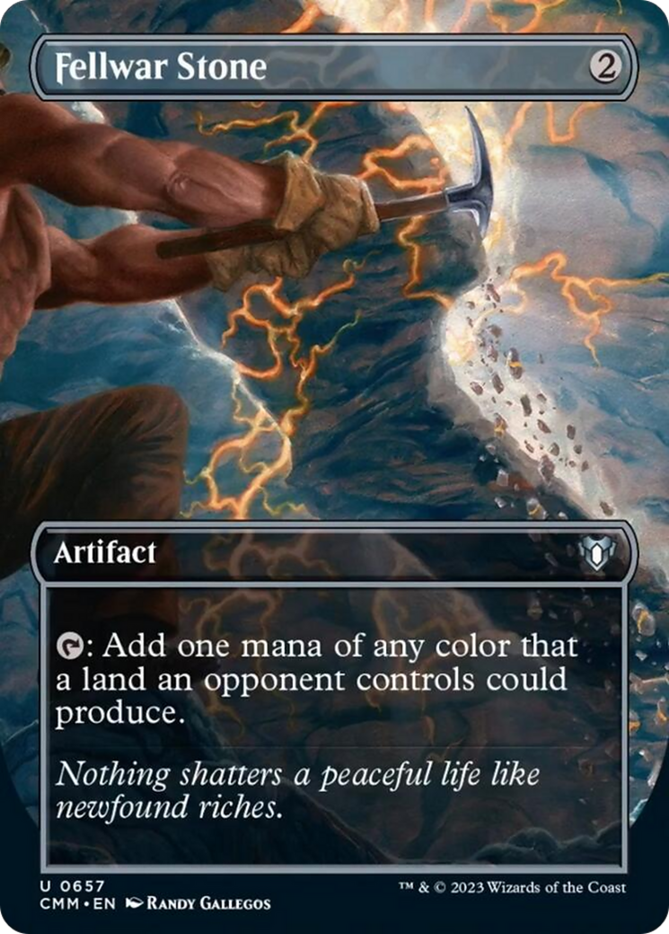 Fellwar Stone (Borderless Alternate Art) [Commander Masters] | Tacoma Games