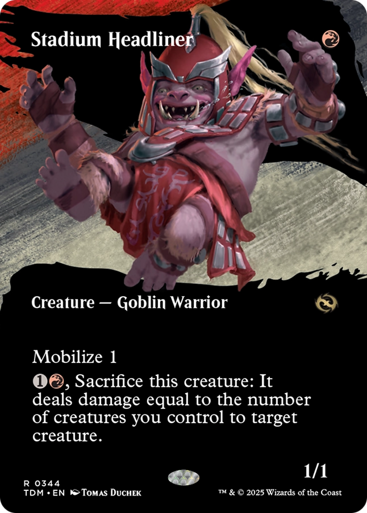 Stadium Headliner (Borderless) [Tarkir: Dragonstorm] | Tacoma Games