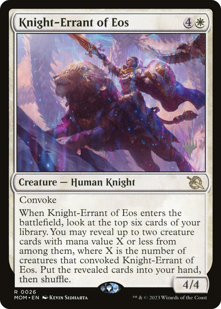 Knight-Errant of Eos (Promo Pack) [March of the Machine Promos] | Tacoma Games