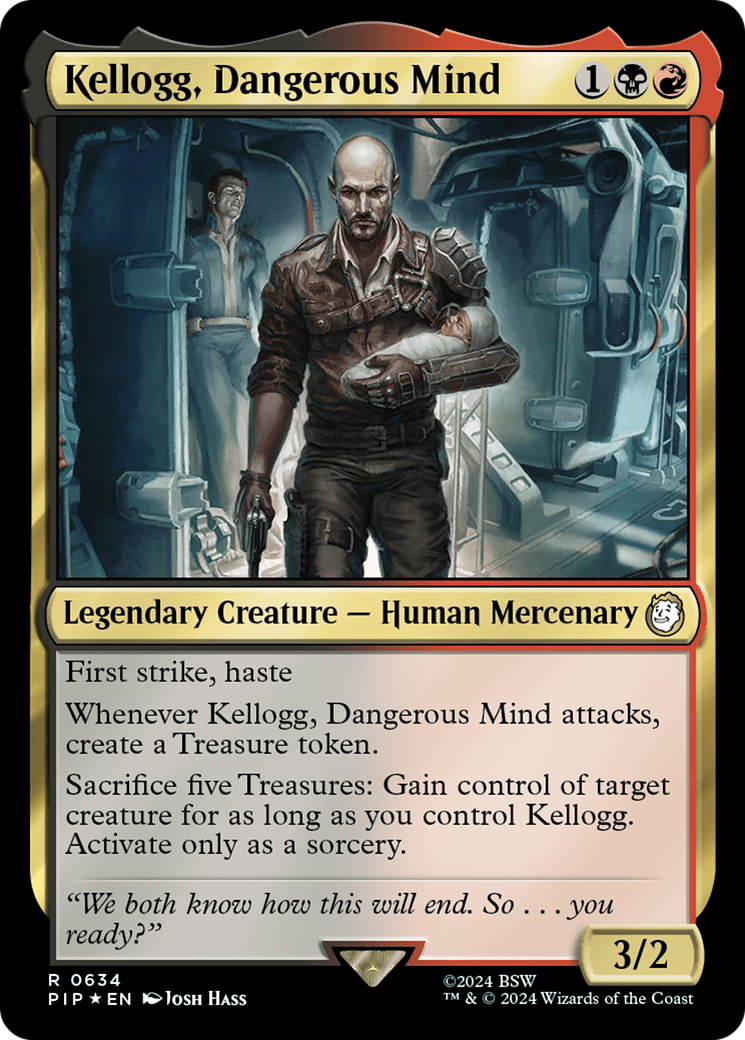 Kellogg, Dangerous Mind (Surge Foil) [Fallout] | Tacoma Games