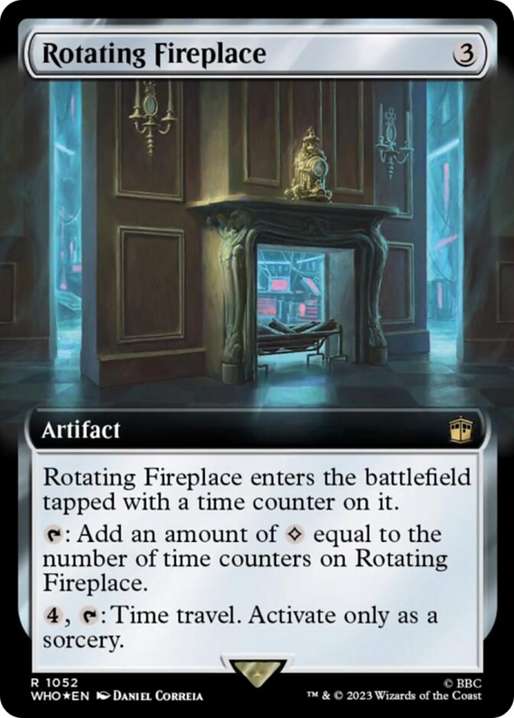Rotating Fireplace (Extended Art) (Surge Foil) [Doctor Who] | Tacoma Games