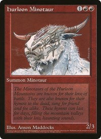 Hurloon Minotaur (Oversized) [Oversize Cards] | Tacoma Games