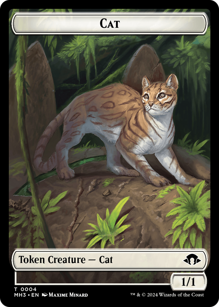 Phyrexian Germ // Cat Double-Sided Token [Modern Horizons 3 Tokens] | Tacoma Games
