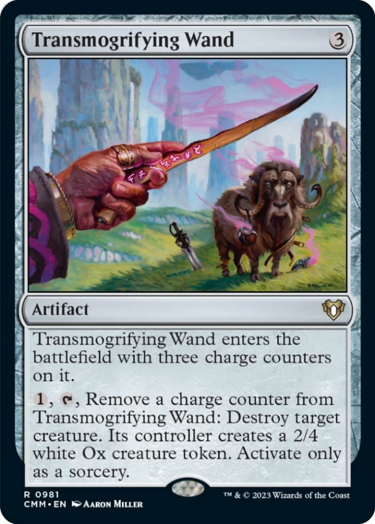 Transmogrifying Wand [Commander Masters] | Tacoma Games