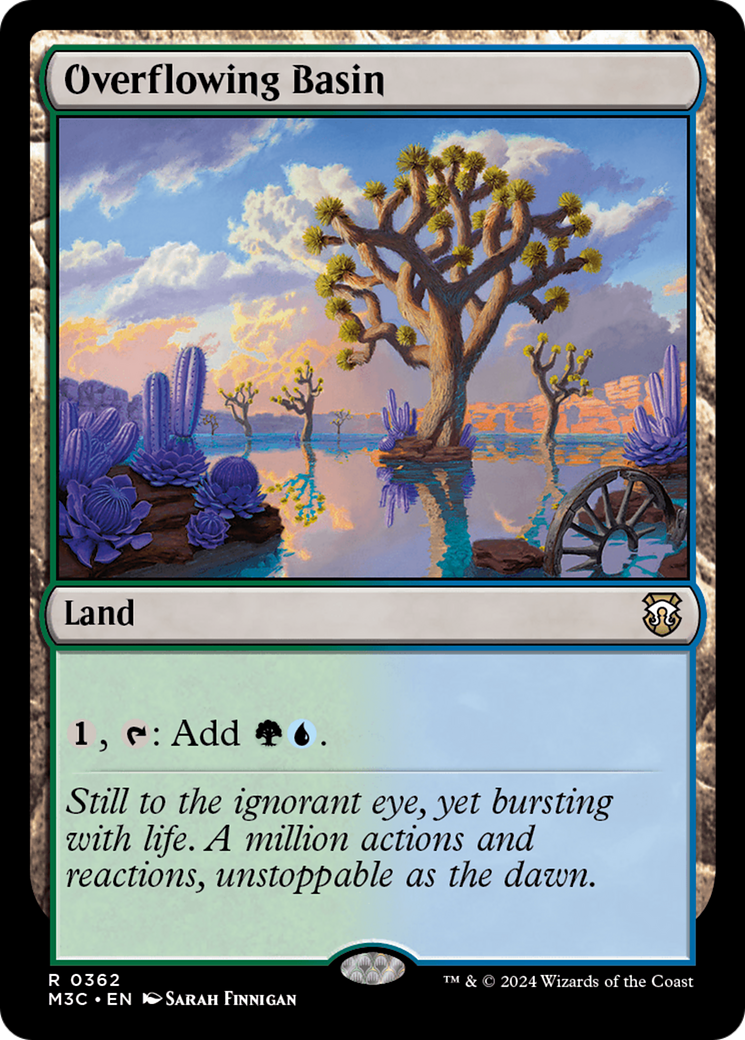 Overflowing Basin (Ripple Foil) [Modern Horizons 3 Commander] | Tacoma Games