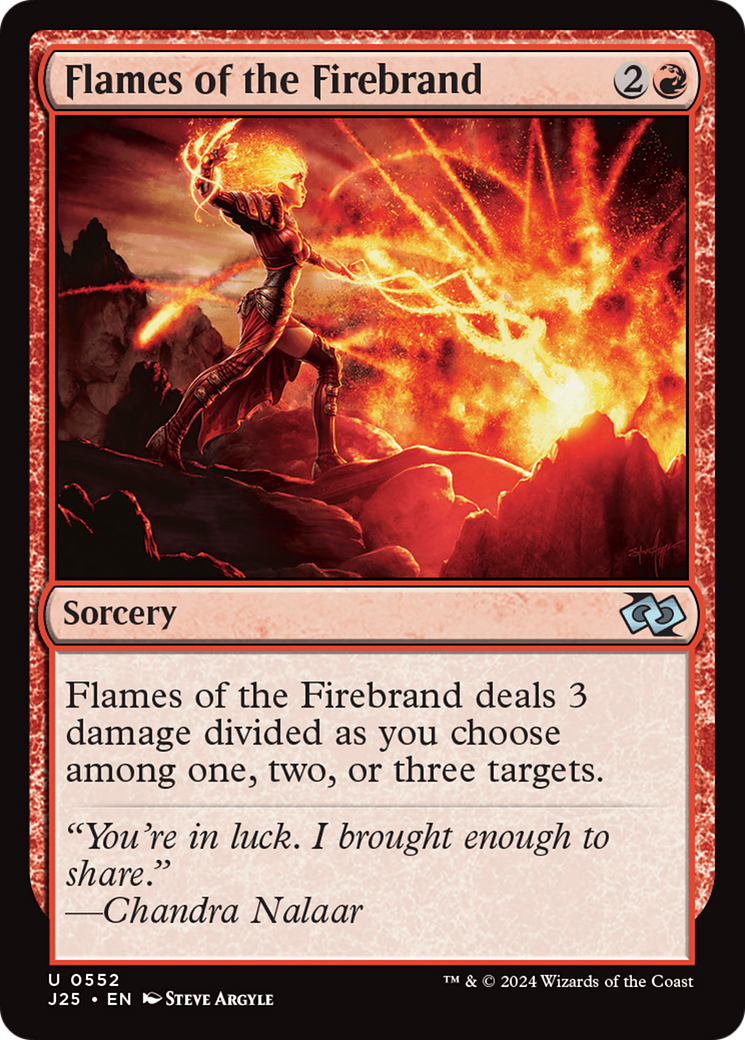 Flames of the Firebrand [Foundations Jumpstart] | Tacoma Games