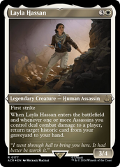 Layla Hassan (Foil Etched) [Assassin's Creed] | Tacoma Games