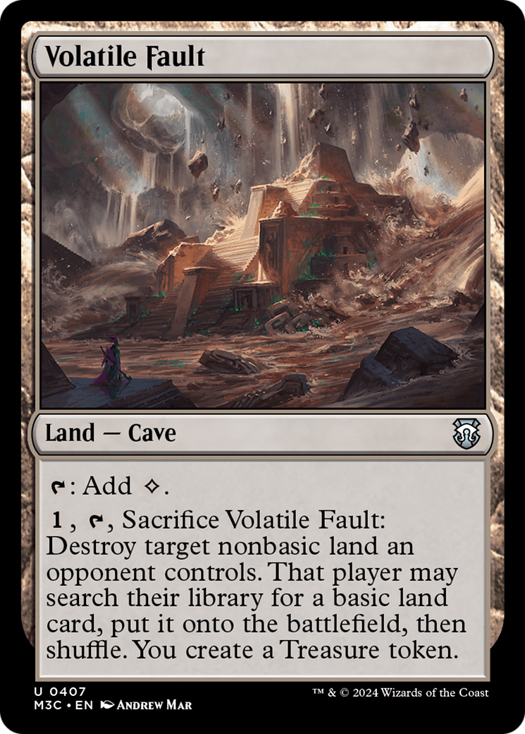 Volatile Fault (Ripple Foil) [Modern Horizons 3 Commander] | Tacoma Games