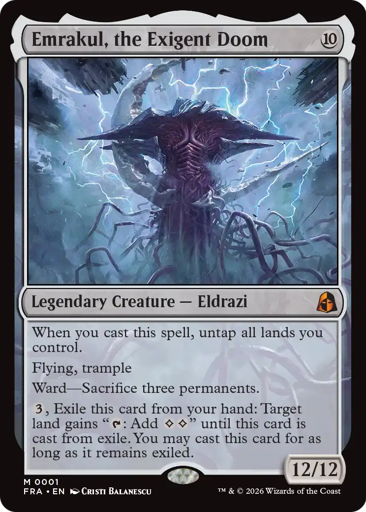 Emrakul, the Exigent Doom [Reality Fracture] | Tacoma Games