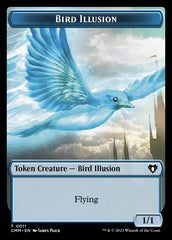 Thopter // Bird Illusion Double-Sided Token [Commander Masters Tokens] | Tacoma Games