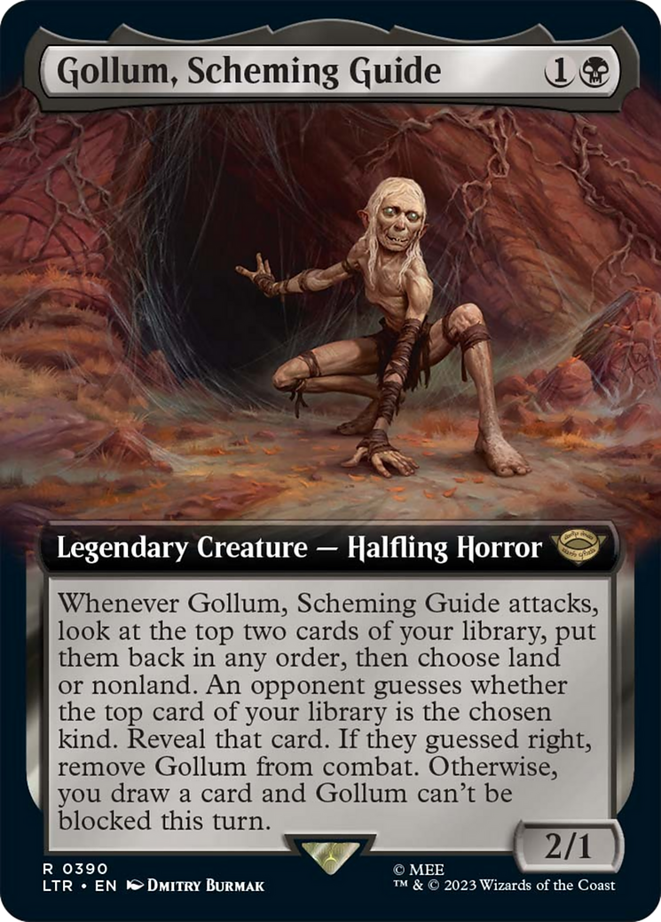 Gollum, Scheming Guide (Extended Art) [The Lord of the Rings: Tales of Middle-Earth] | Tacoma Games