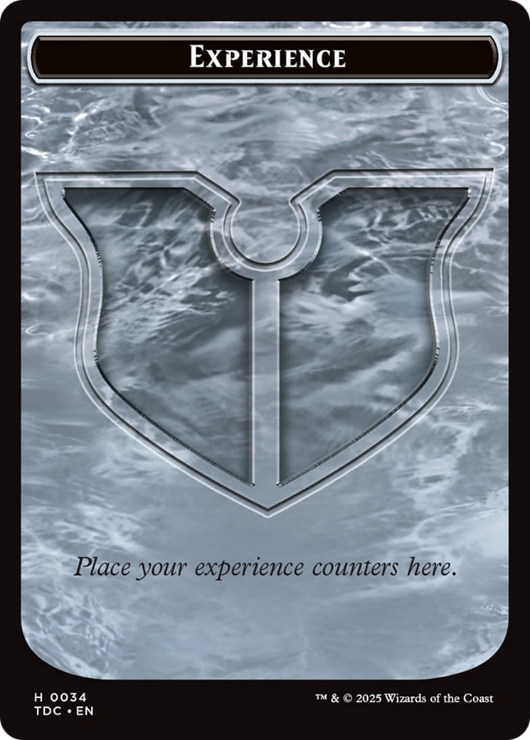 Experience // Treasure Double-Sided Token [Tarkir: Dragonstorm Commander Tokens] | Tacoma Games