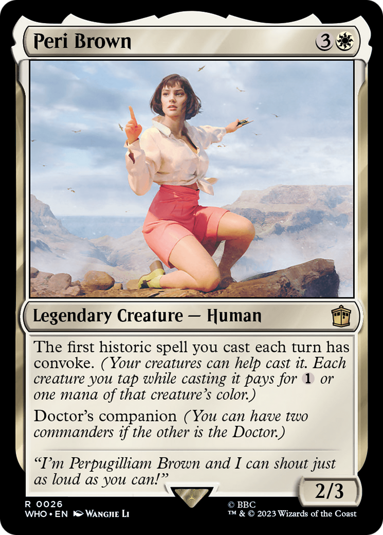 Peri Brown [Doctor Who] | Tacoma Games