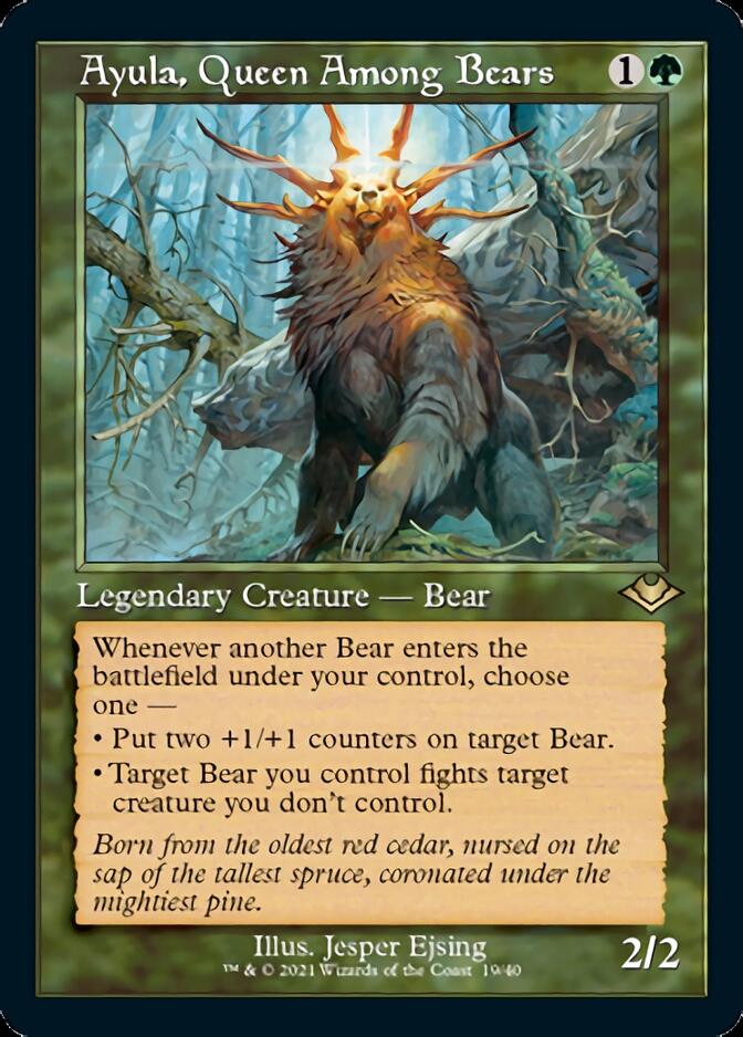 Ayula, Queen Among Bears (Retro Foil Etched) [Modern Horizons] | Tacoma Games