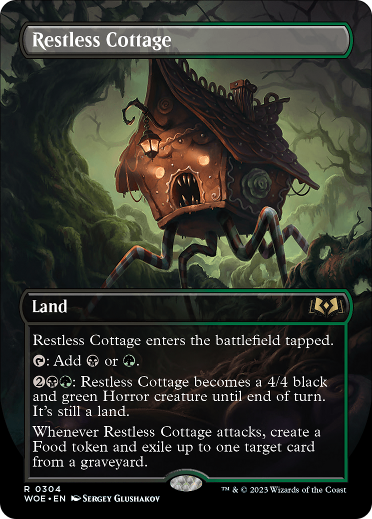Restless Cottage (Borderless Alternate Art) [Wilds of Eldraine] | Tacoma Games