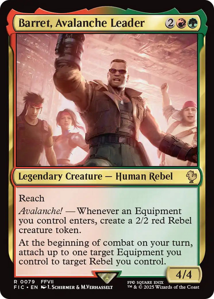 Barret, Avalanche Leader [FINAL FANTASY Commander] | Tacoma Games