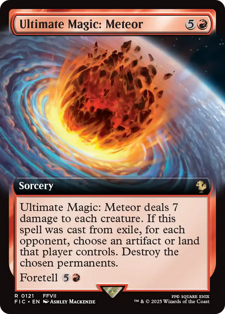 Ultimate Magic: Meteor (Extended Art) [FINAL FANTASY Commander] | Tacoma Games