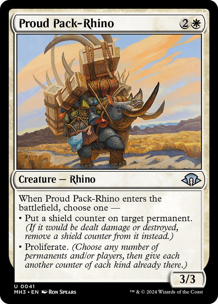 Proud Pack-Rhino [Modern Horizons 3] | Tacoma Games