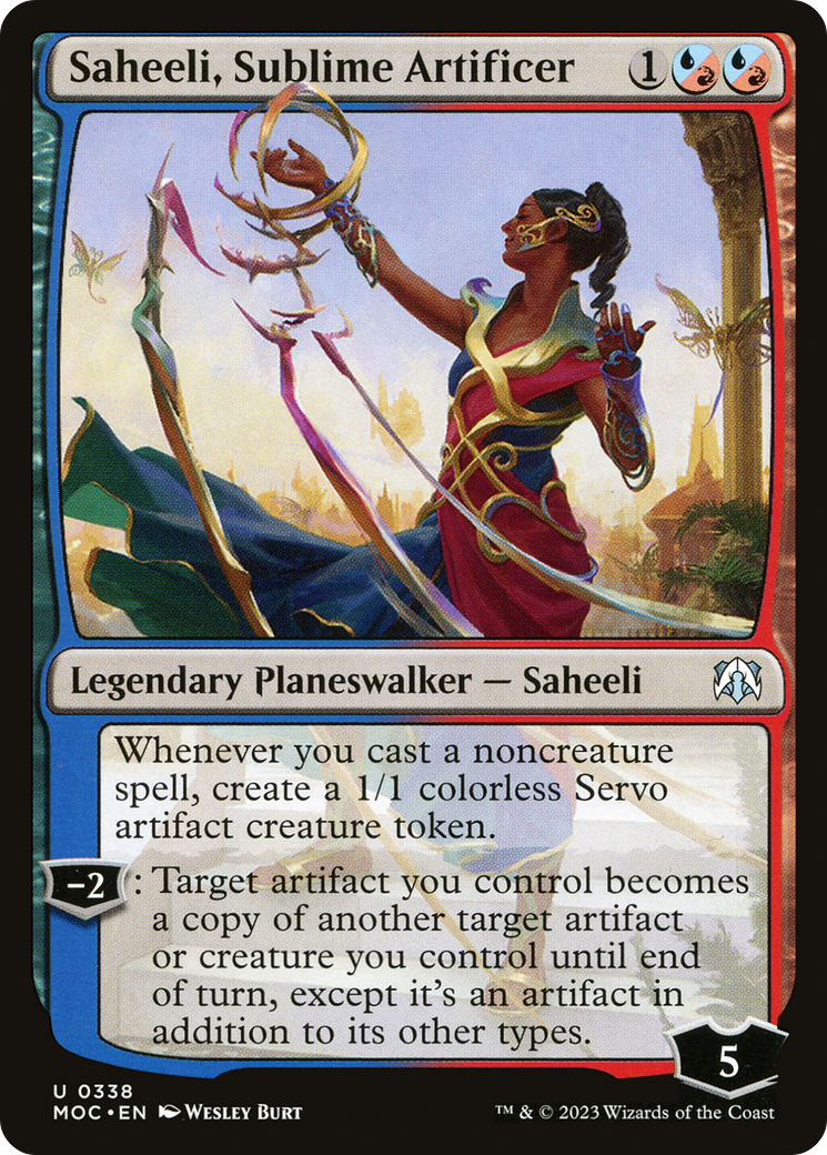 Saheeli, Sublime Artificer [March of the Machine Commander] | Tacoma Games