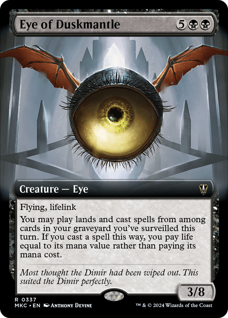 Eye of Duskmantle (Extended Art) [Murders at Karlov Manor Commander] | Tacoma Games