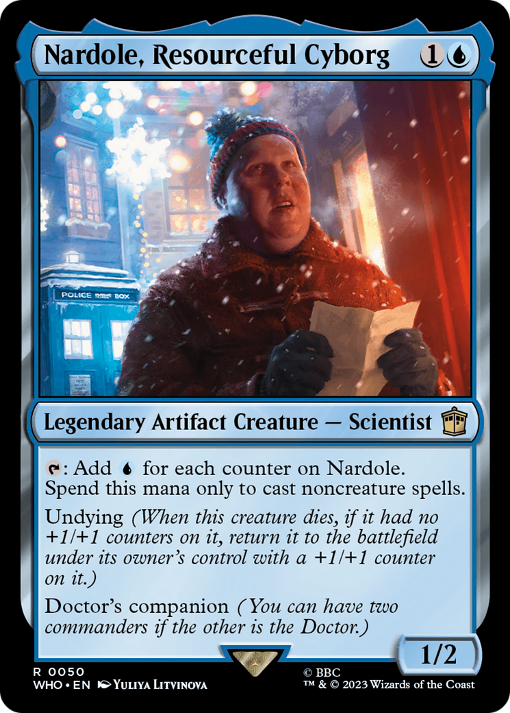 Nardole, Resourceful Cyborg [Doctor Who] | Tacoma Games