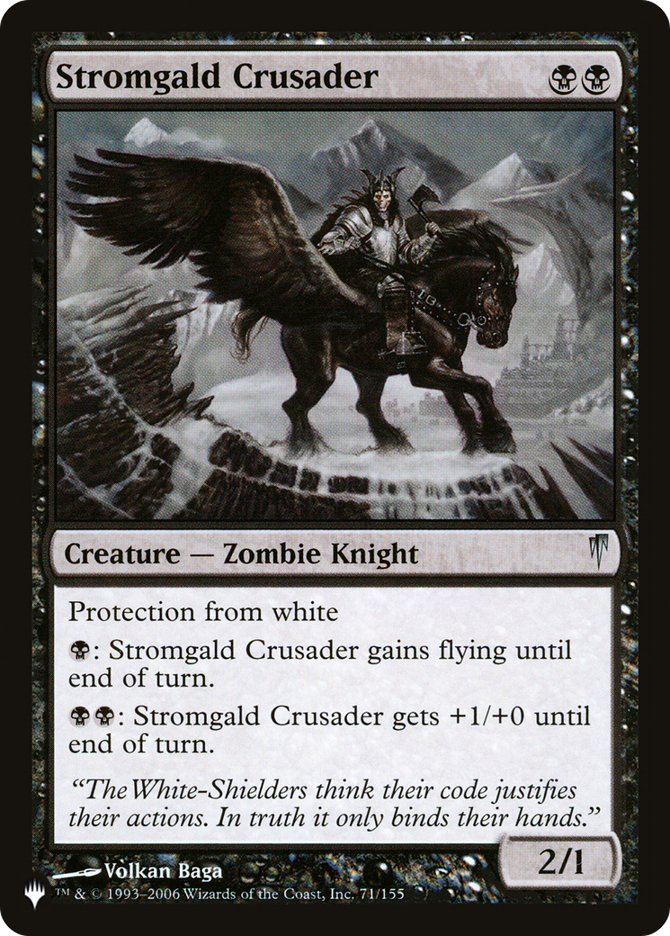 Stromgald Crusader [The List Reprints] | Tacoma Games