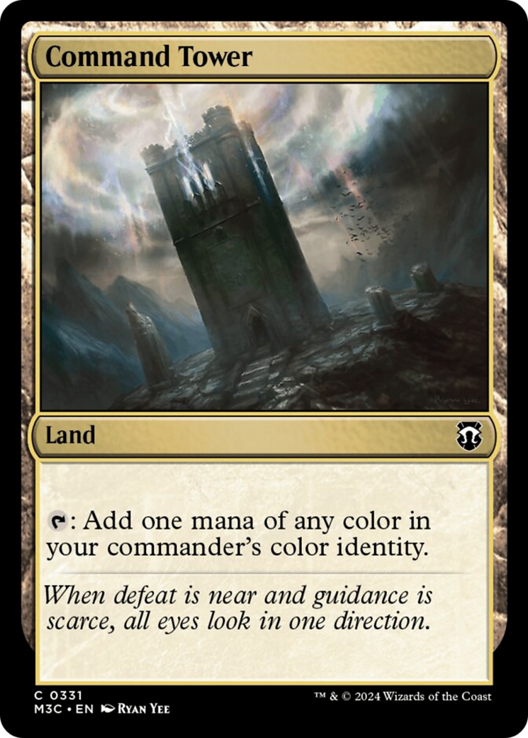 Command Tower (Ripple Foil) [Modern Horizons 3 Commander] | Tacoma Games