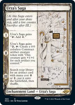 Urza's Saga (Sketch) [Modern Horizons 2] | Tacoma Games