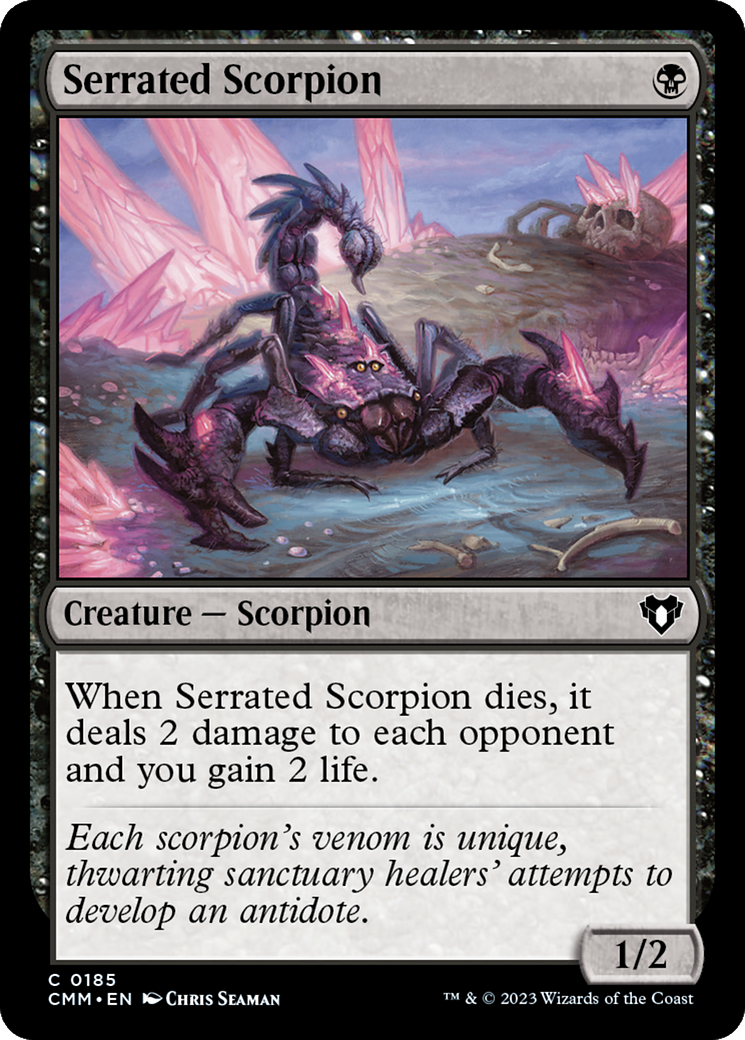 Serrated Scorpion [Commander Masters] | Tacoma Games