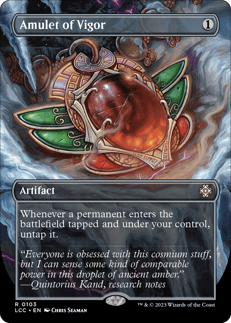 Amulet of Vigor (Borderless) [The Lost Caverns of Ixalan Commander] | Tacoma Games