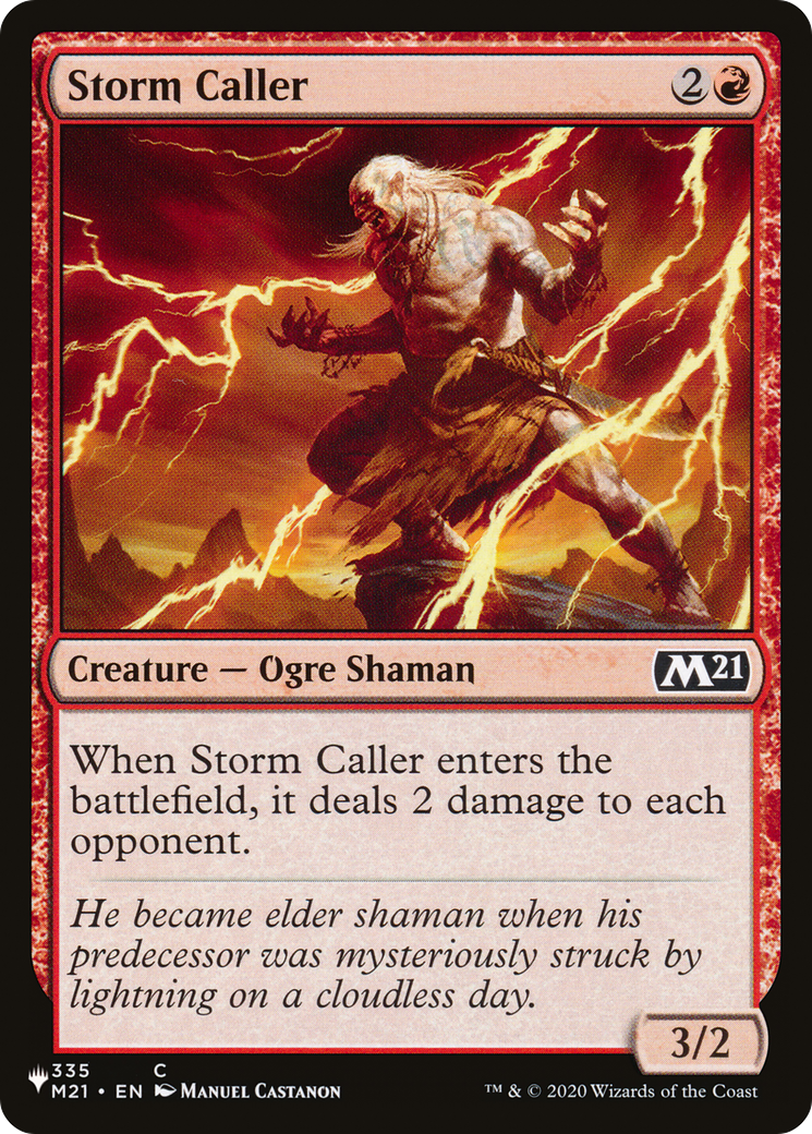 Storm Caller [The List Reprints] | Tacoma Games